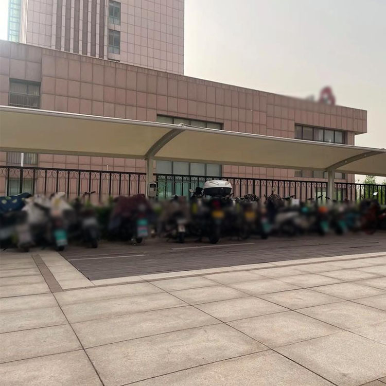 松潘县膜结构电动车棚